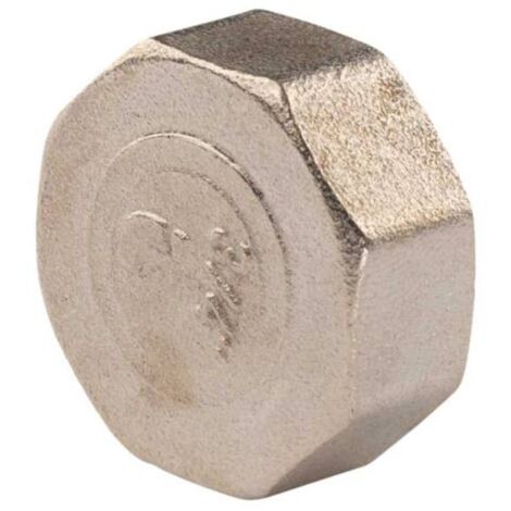 Messing Gewinde-Fitting Kappe 3/4"IG für Eurokonusabgang synthetisch dichtend