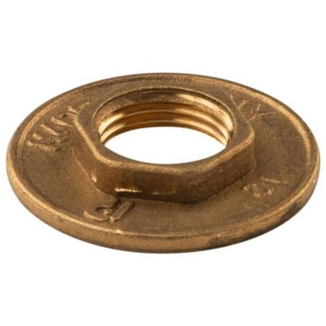Messing Gewinde-Fitting Nutmutter 1/2"IG (DN 15) - schwere Ausführung
