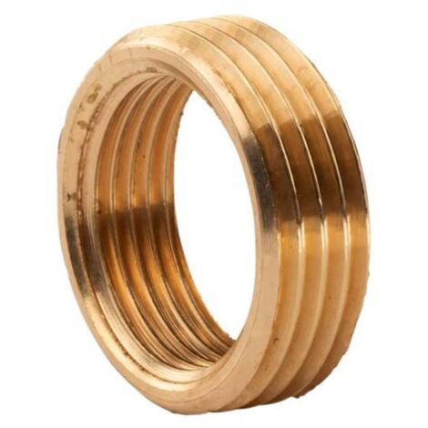 Messing Gewinde-Fitting Reduzierring 3/4" IG (DN20) - 1" AG (DN25) - schwere Ausführung