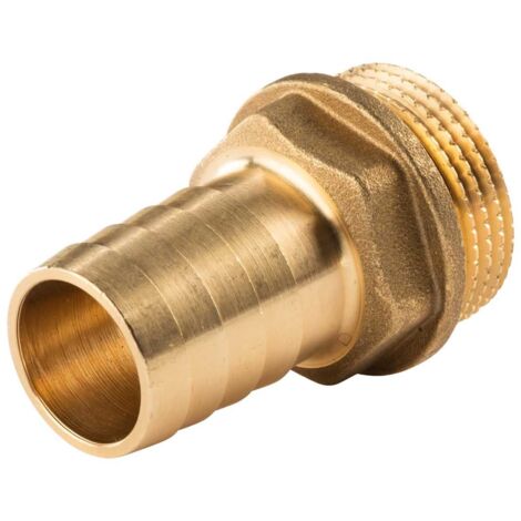Messing Gewinde-Fitting Schlauchanschluss1" AG (DN 25) Länge 25 mm - schwere Ausführung