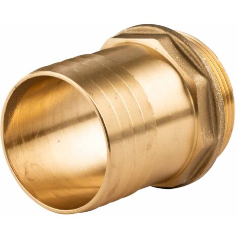 Messing Gewinde-Fitting Schlauchanschluss2" AG (DN 50) Länge 60 mm- schwere Ausführung