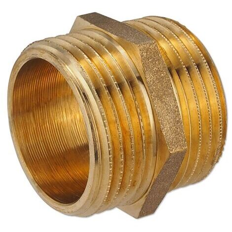 Messing Gewindefitting-Doppelnippel 3/8'' AG x 3/8'' AG