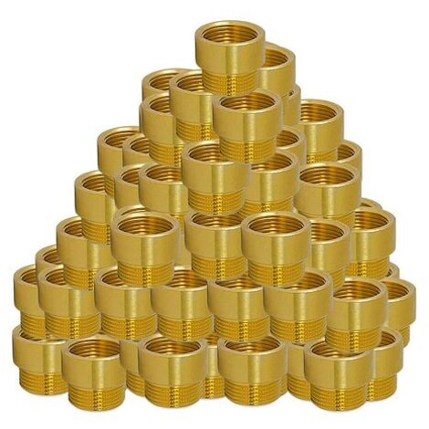 Messing Gewindefitting-Hahnverlängerungs-Paket 1/2'' - 180-teilig - 15 % gespart