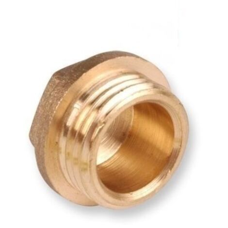 Messing Gewindefitting Stopfen 3/4" Fittings
