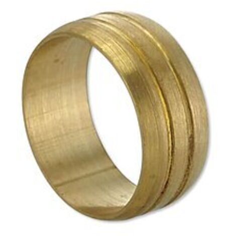 Messing-Klemmring für Kupferrohr 15 mm für Heizung und Trinkwasser