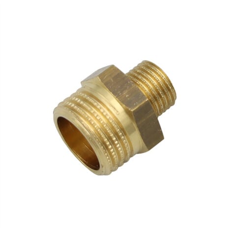 Messing Reduziernippel 1/4" auf 1/2 Zoll Übergangsnippel Reduzierung