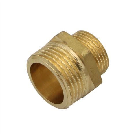 GENERAL FITTINGS Messing Reduziernippel Übergangsnippel Reduzierung Übergang 1" auf