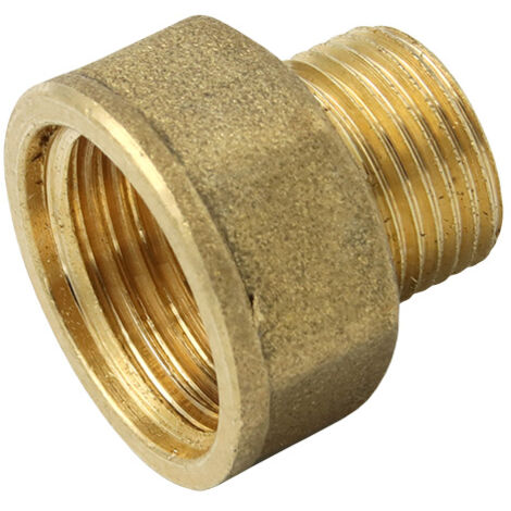 Messing Reduzierstück 1/2" IG x 3/8" AG Reduzierung  Verjüngung