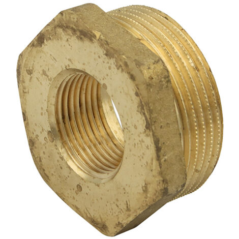 Messing Reduzierstück 3/4" IG auf 1 1/2" AG Reduzierung Übergang
