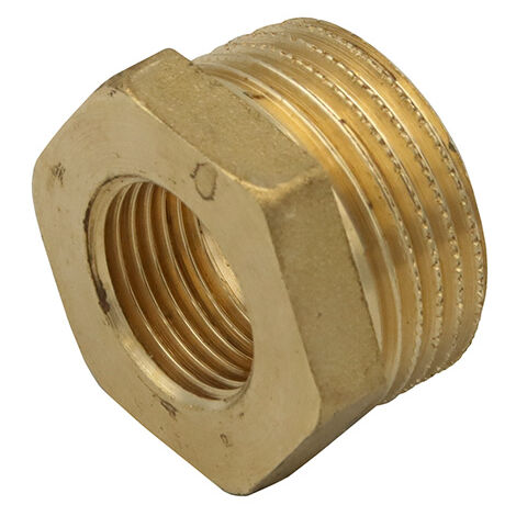 Messing Reduzierstück 3/8" IG auf 3/4" AG Reduzierung Übergang