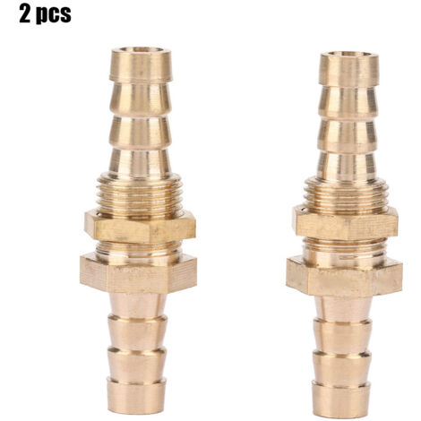 Messing-Rohrverbindungsstück - 2 Stück (6 mm)