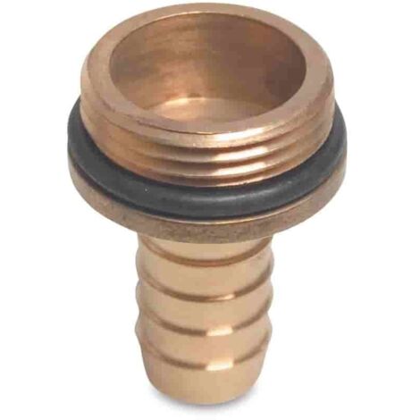 Messing Schlauchtülle mit O-Ring 1" AG x 25 mm Tülle