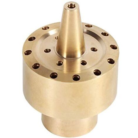 Messing-Springbrunnendüse, Wassersprinklerdüse 1/4" / 1/2" / 3/4" Teichpumpenzubehör (1/2")