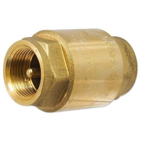 Messing-Universal-Rückschlagventil EUROPA® DN 20 - 3/4'' IG x 3/4'' IG