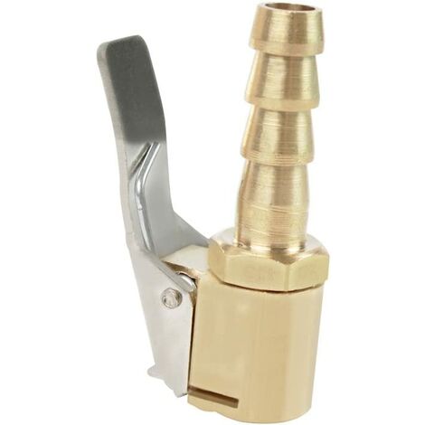 Messing-Ventil-Luftpumpen-Reifenspannklemme, Auto-LKW-Reifenventil-Befestigungsklemme 2pcs(8 mm)