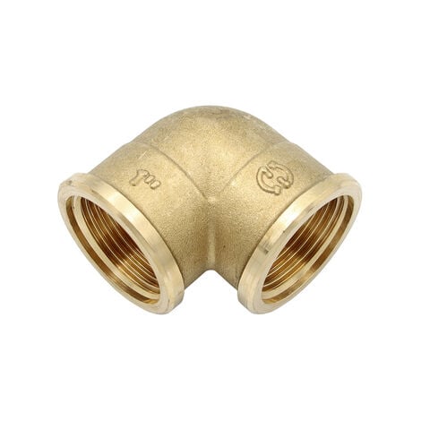 GENERAL FITTINGS Messing Winkel 1 Zoll DN25 Rohrwinke Rohrbogen Gewindefitting