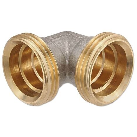 Messing Winkel Kupplung für Klemmringverschraubung 3/4'' Eurokonus
