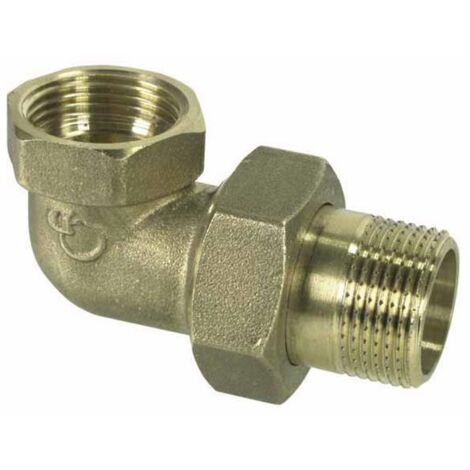 Messing-Winkelverbinder 3/4"" Innengewinde/Außengewinde