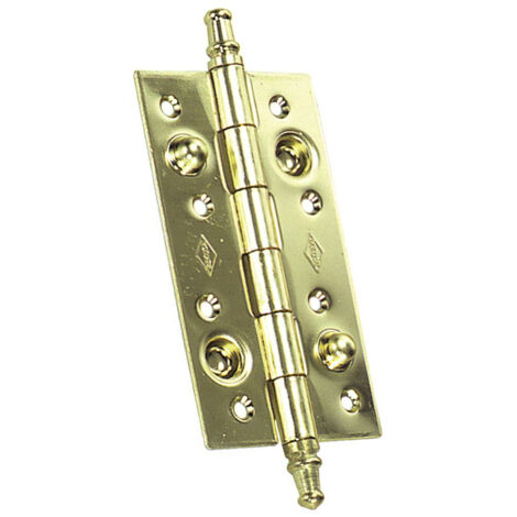 Messingplattiertes Sicherheitsscharnier 150x80 mm.