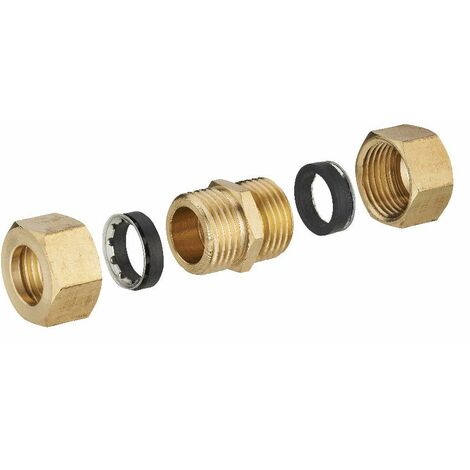 Messingverbindung mit gleichmäßiger Mischdichtung für Kupferrohr NOYON & THIEBAULT - Ø 14 mm - 414G-14L1