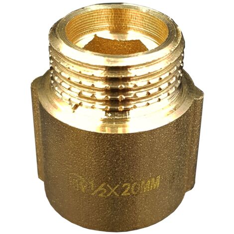 Messingverlängerung 1/2" 20 mm