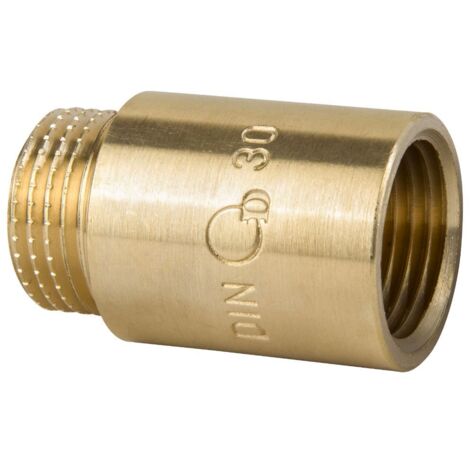 MESSINGVERLÄNGERUNG 1/2"" x 15 mm MESSING