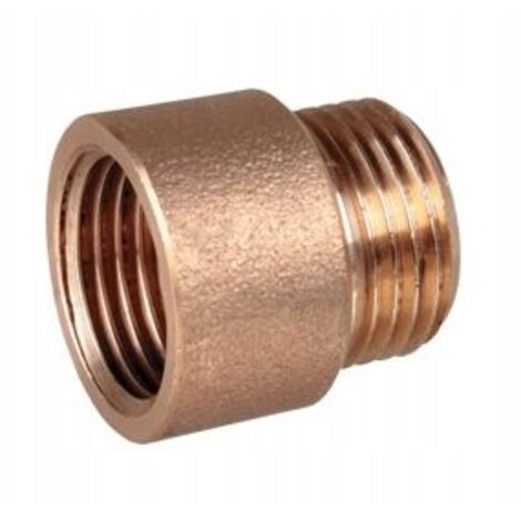 Messingverlängerung 1/2" x 15mm AQUER-Anschluss