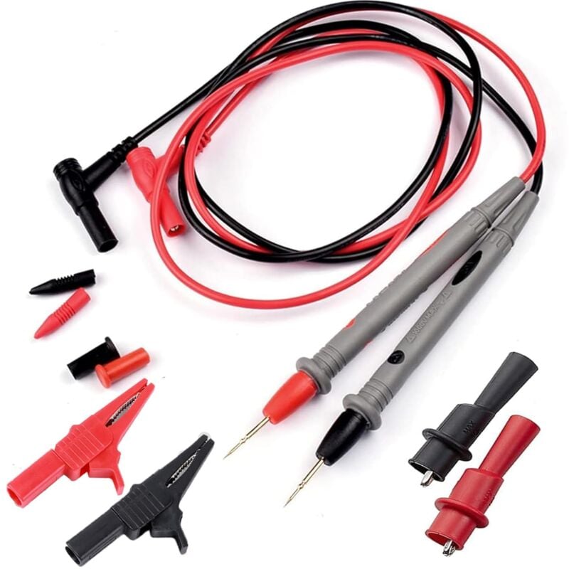Image of Messleitungen für Multimeter Set, Prüfsonden, Krokodilklemmen, Messspitzen für Multimeter