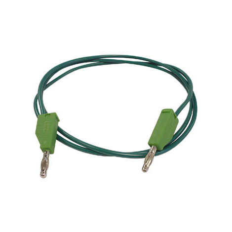 Messleitungen geformter bananenstecker 4 mm grun