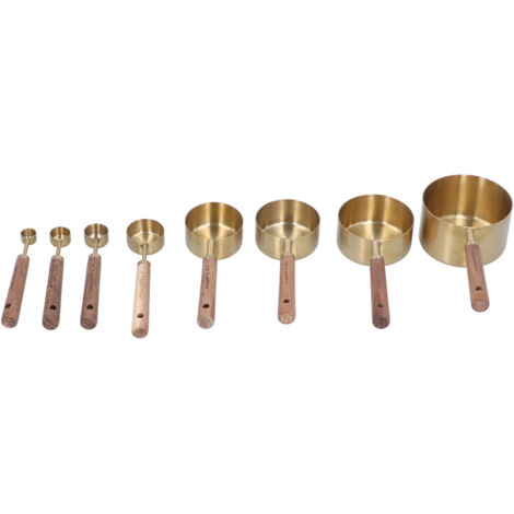 Messlöffel aus Edelstahl, Kaffee- und Milchlöffel, Küchenutensil, 4-teiliges Set