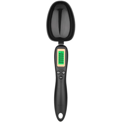 Messlöffel mit Graduierung 0,1 g bis 500 g, LCD-Display – 4 Wiegeeinheiten, Multifunktionale Lebensmittelwaage für Küche, Medizin und mehr