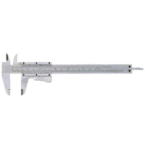 Messschieber mit Momentverstellung mattverchromt 200 mm (1/128")