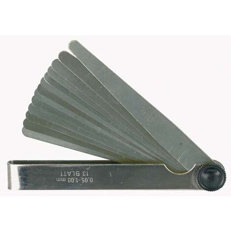 Messstärken, 8 Klingen, 0,05-0,50, Messing  Begrenzen Sie 67921007