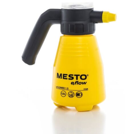 MESTO e.FLOWER 1.5 Akku-Drucksprüher, 1,5 l Füllinhalt, Akkupumpe bis zu 2 bar