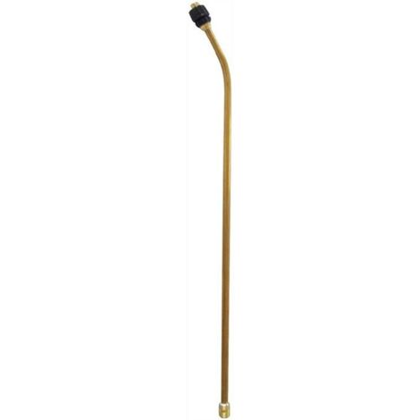 Mesto Spritzrohr 50cm gebogen Messing m. Flachstrahldüse 1421F