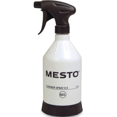 Mesto Sprühflasche 500ml mit verstellbarer Düse für stark säurehaltige Flüssigkeiten, transparent mit Skala
