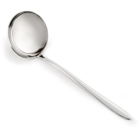 Mestolo per zuppa Arcos Berlino 562000 monoblocco in un pezzo unico in acciaio inox 18/10, spessore 3 mm e anta 28 cm in scatola
