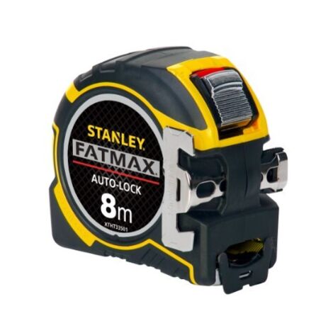 Stanley – Mètre ruban enrouleur 8 m 32 mm – Précision Classe II – Boîtier ergonomique pour chantiers difficiles – XTHT033501