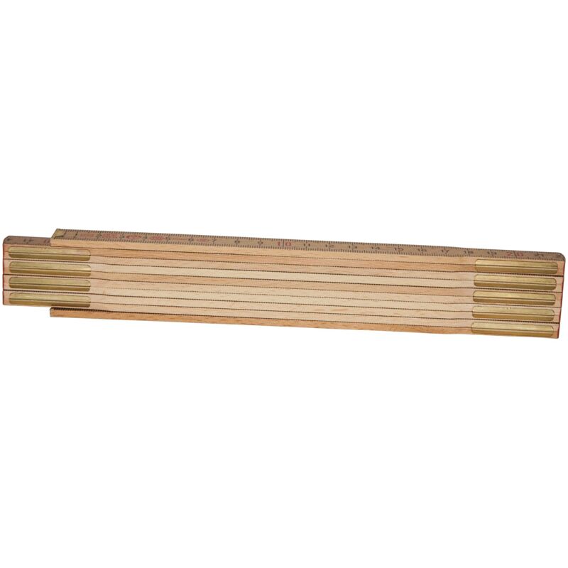 Stanley Mètre pliant de menuisier 2mx15mm bois naturel - 0-35-455