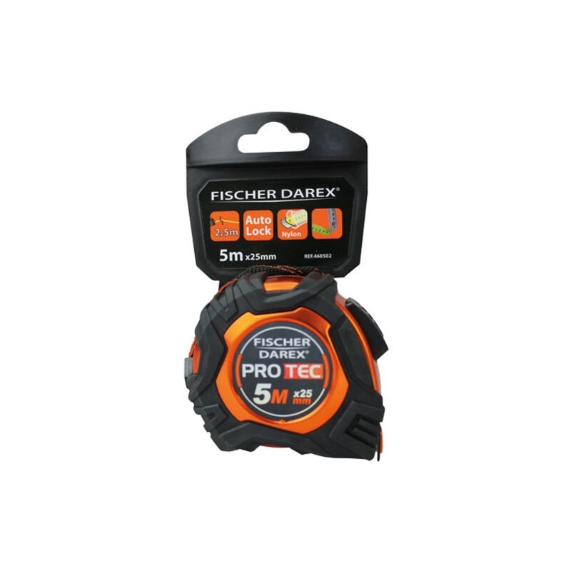 Fischer Darex - protec - Mesure pro 5m autobloquante ruban large 25mm