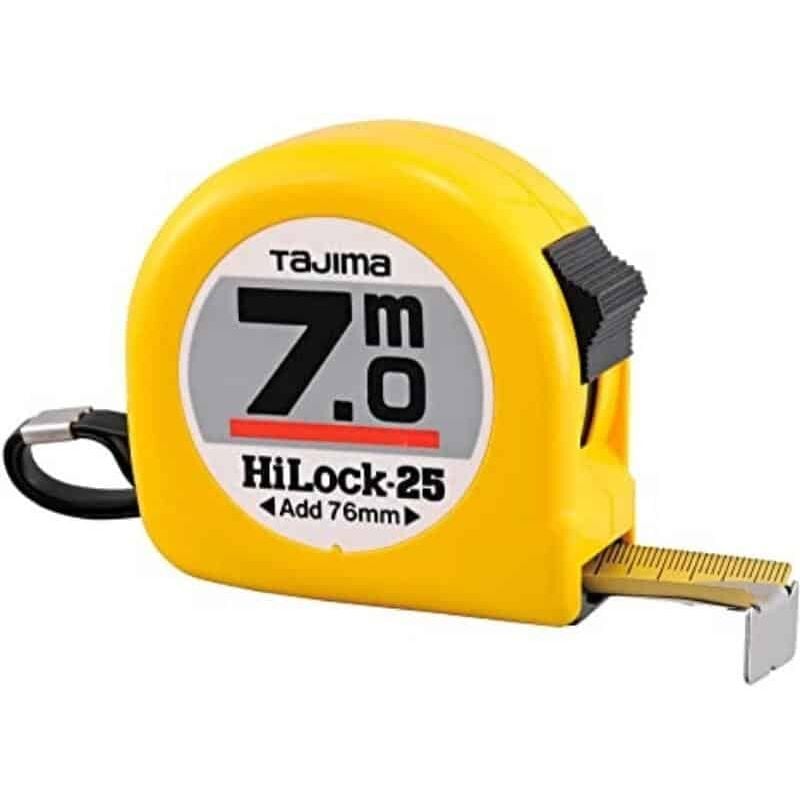 Tajima - Mètre ruban Hi Lock - 16 ou 25mm - 3 à 10 m - 7 m - 25 mm