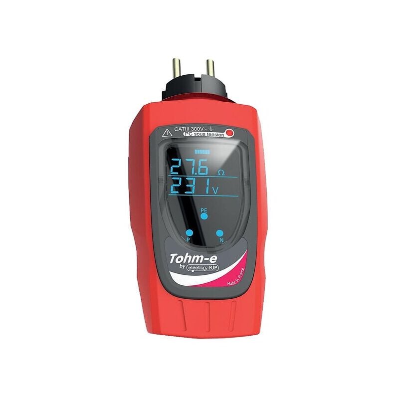 Mesureur de boucle de terre et test de différentiel et 30mA sur prise - tohme - Electro-PJP