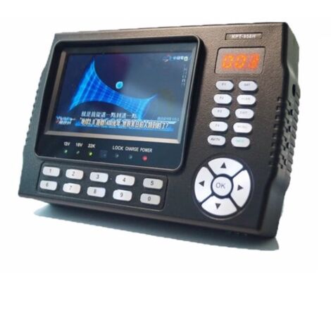 Mesureur de champ / Détecteur de satellite Portable multifonctionnel - Kangput KPT-958H - 4.3 pouces, DVB-S/S2, Satellite HD, moniteur MPEG4