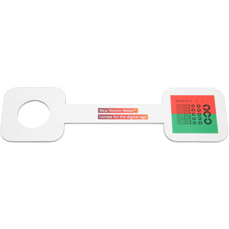 Mesureur de Distance Pupillaire Portable - Règle PD pour Opticien, Outil Ophthalmique Léger en Plastique