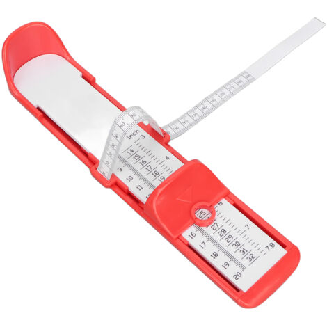 Mesureur de Pied Enfant 20cm Précision Haute Sécurisé Portable Rouge