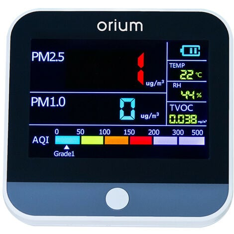 HEIMAN-Détecteur de CO2 avec Capteur de Carbone, Moniteur de Qualité de  l'Air, Compteur de