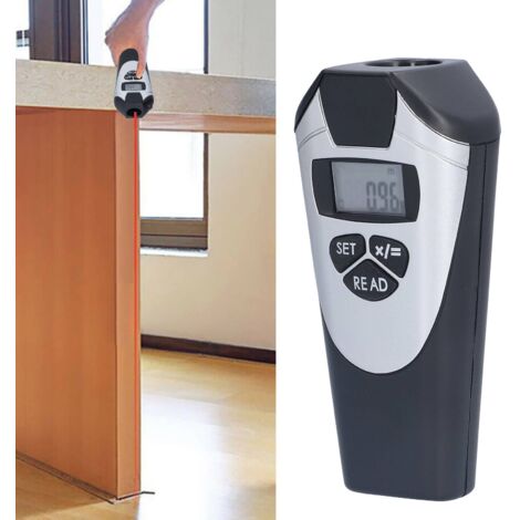 Mesureur Distance Ultrasonique CP-3009 avec Arrêt Automatique Portatif ABS Haute Précision