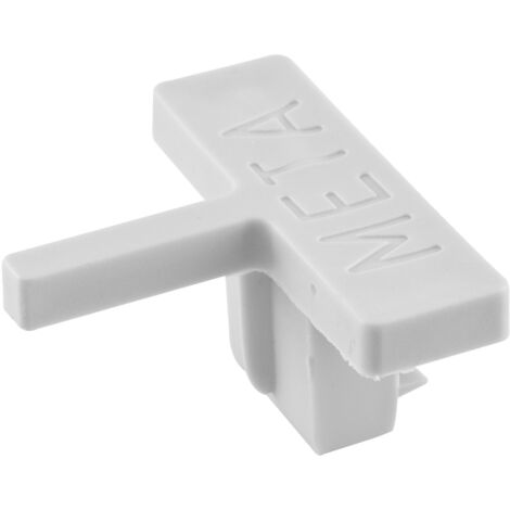 META PVC-Abdeckkappe grau