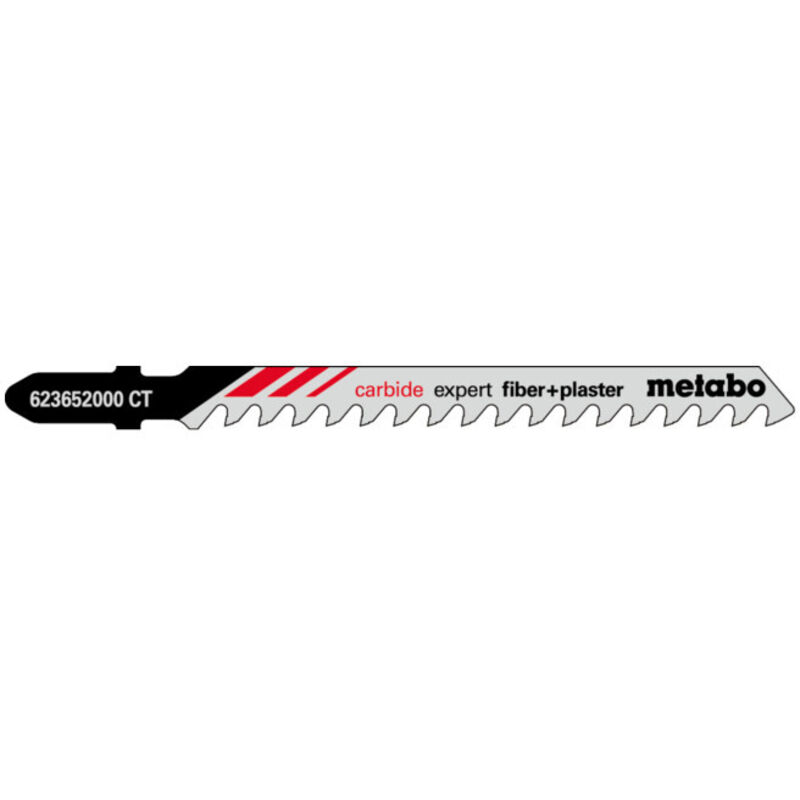 Lame de scie sauteuse placoplâtre série « expert » 74/ 4 3 mm carbure Metabo