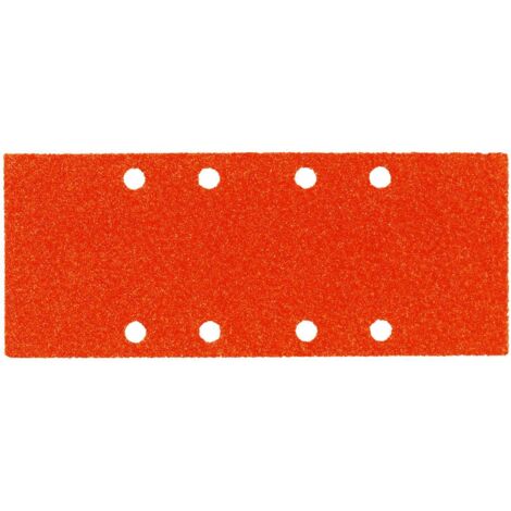 Metabo 10 feuilles abrasives 93 x 230 mm, P 80, série « classic », pour bois, pour fixation par pince, pour ponceuse vibrante (624828000)